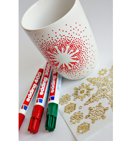 decoreer een beker met edding