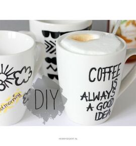 koffiemok beschilderen