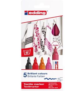 textielstiften edding 4500 set warm | Hobby Gigant