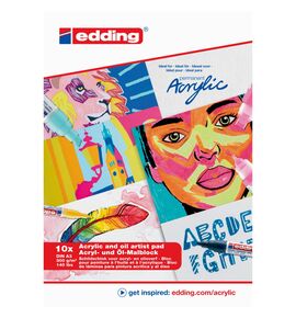 edding Schilderblok A3 voor acryl- en olieverf