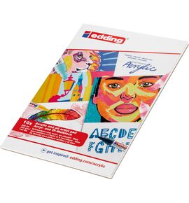 edding Schilderblok A4 voor acryl- en olieverf