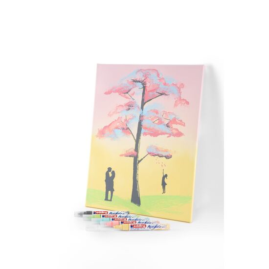 edding Acrylmarker 5100 medium set 000 - 5 stuks edding Acrylmarker 5100 medium set 000 - 5 stuks