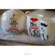 Theeservices decoreren met porseleinmarkers van edding Theeservices decoreren met porseleinmarkers van edding